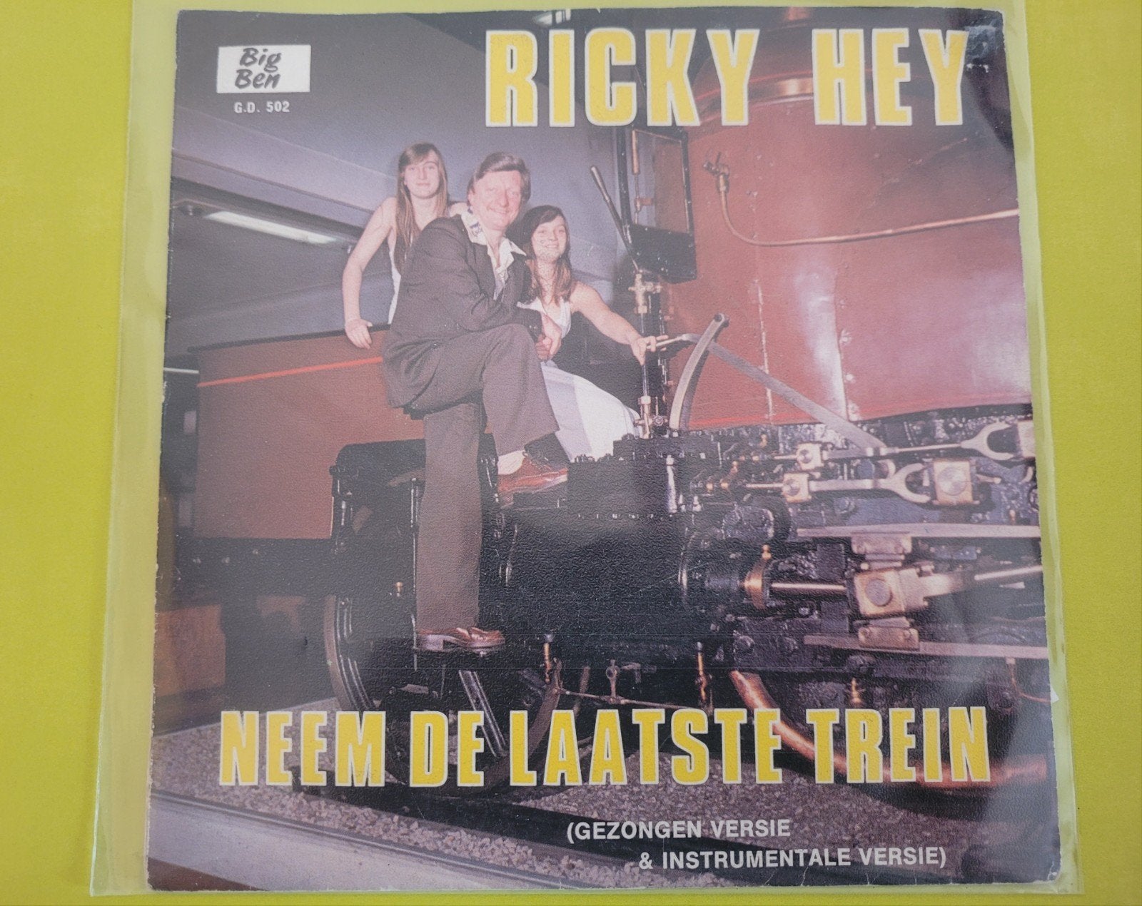 Ricky Hey - Neem de laatste trein ., Ophalen, Zo goed als nieuw, Overige formaten, Levenslied of Smartlap