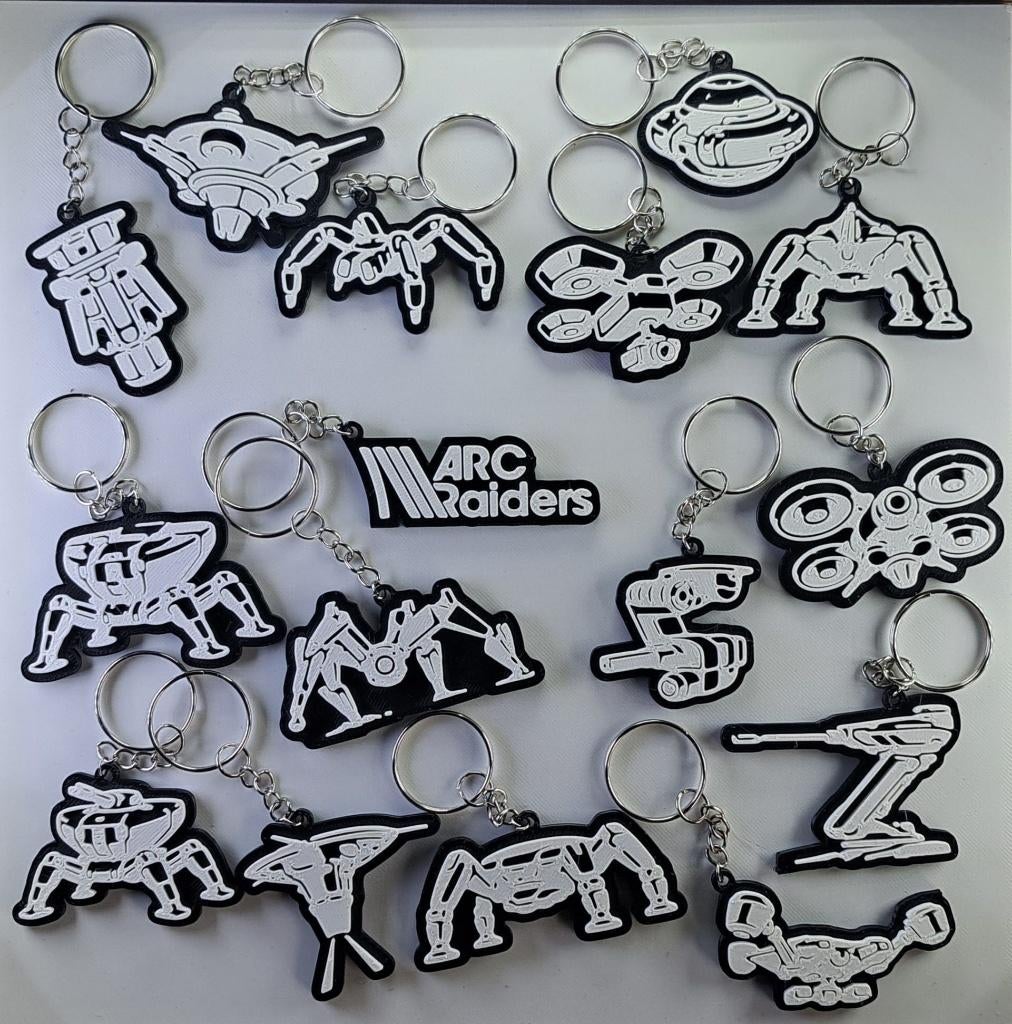 Arc Raiders sleutelhangers (complete set), Verzenden, Nieuw, Overige typen