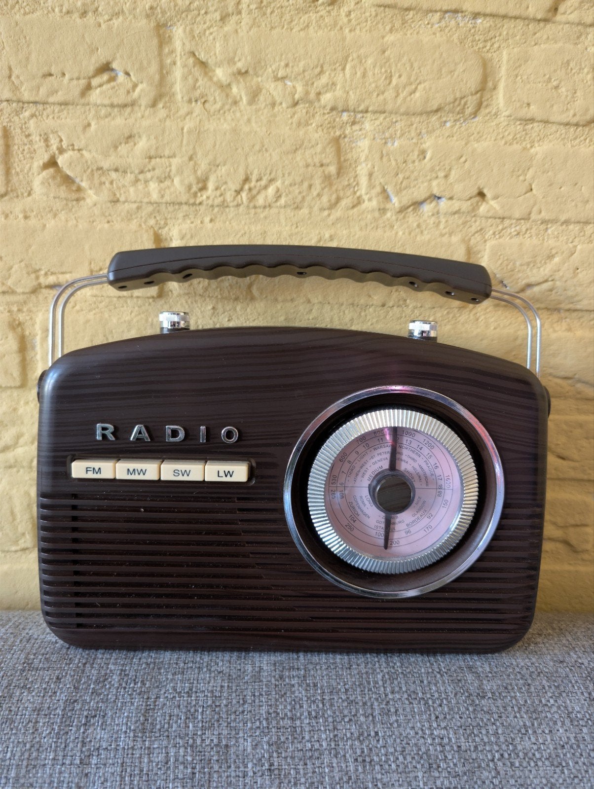 Retro Cresta Radio - Draagbare AM/FM/SW/LW Ontvanger, Ophalen of Verzenden, Gebruikt, Radio