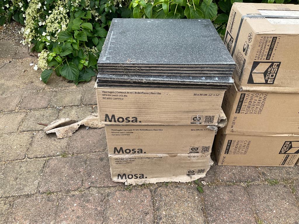Vloertegels, Ophalen, 60 cm of meer, Nieuw, Minder dan 20 cm