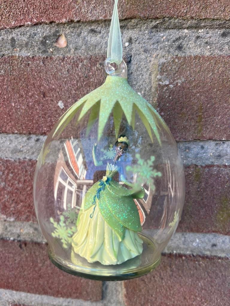 Disney kerstbal Tiana kerst ornament, Ophalen of Verzenden, Zo goed als nieuw