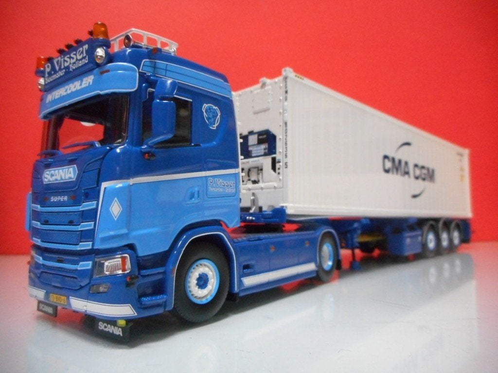 TEKNO SCANIA NEXT GEN P. VISSER 88908, Ophalen of Verzenden, Nieuw, Bus of Vrachtwagen, Tekno