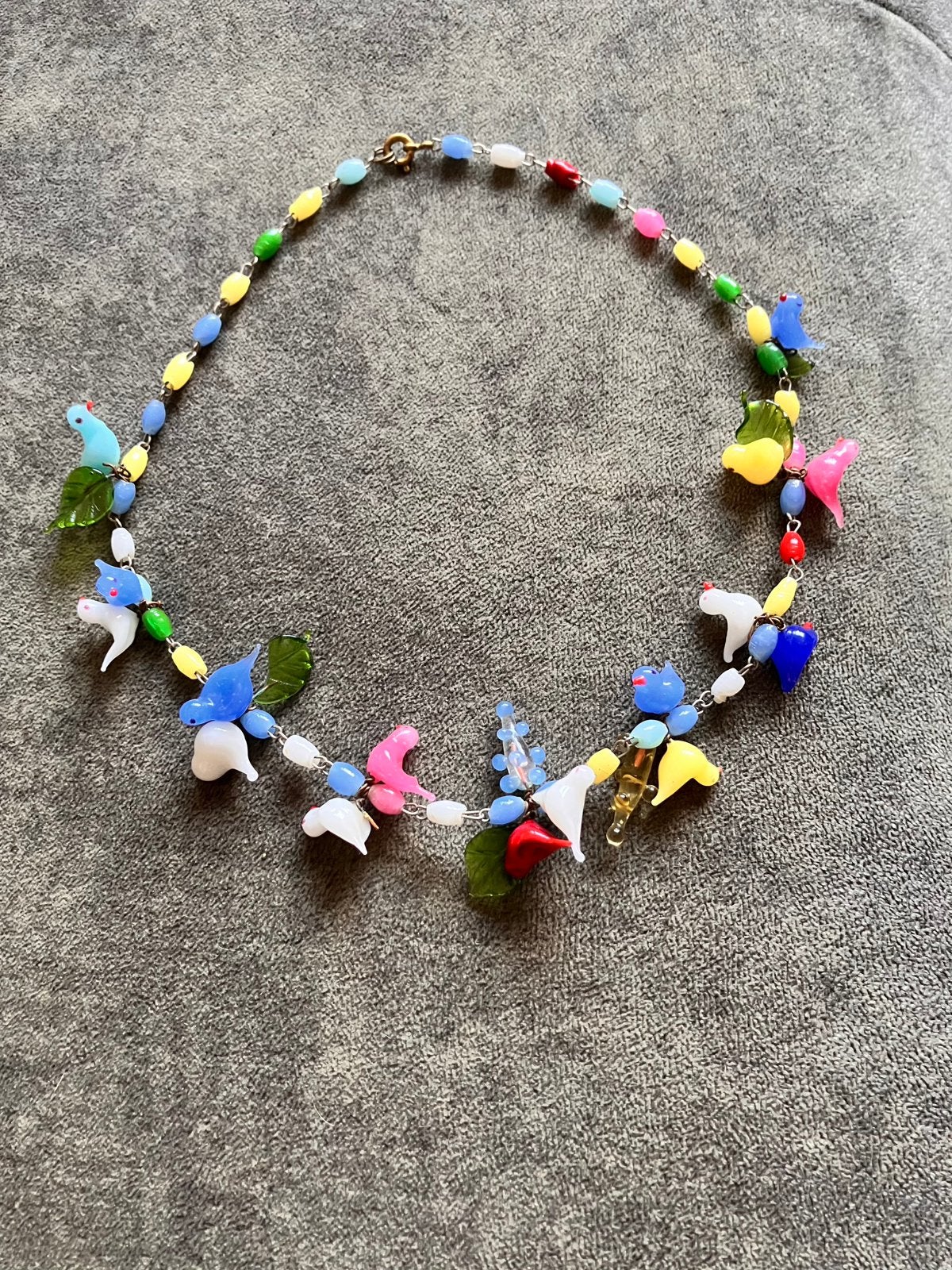 Murano ketting Jaren 30/50 Venetiaans Glas, Ophalen of Verzenden