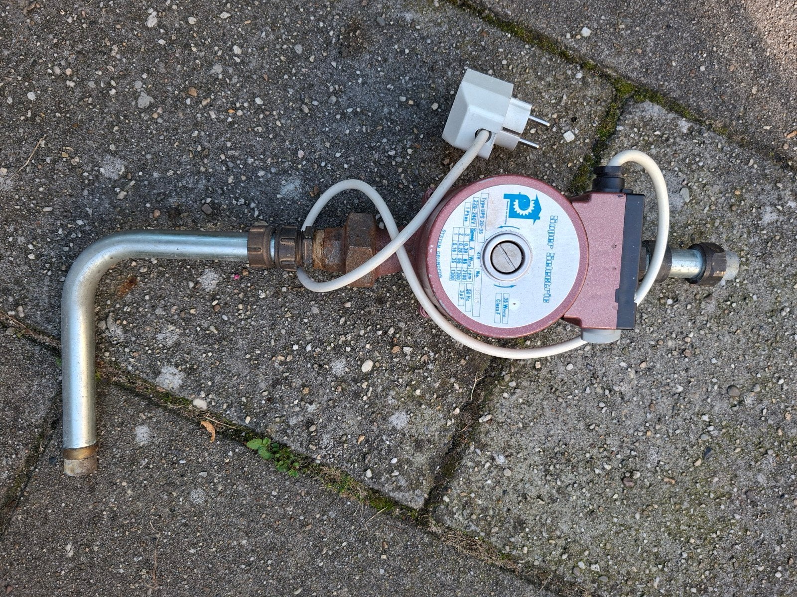 Grundfos Super Selectric circulatiepomp, Gebruikt, Minder dan 30 cm, Overige typen, Minder dan 60 cm