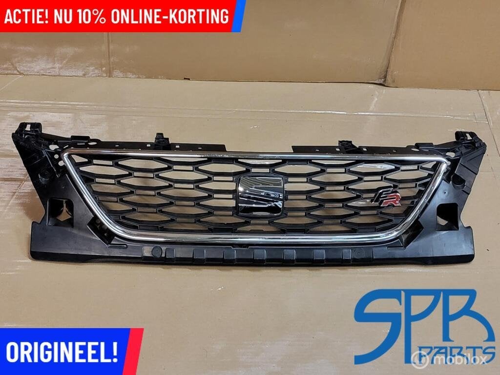 SEAT LEON 5F FR GRILLE GRILL ORIGINEEL LOGO EMBLEEM GEBRUIKT