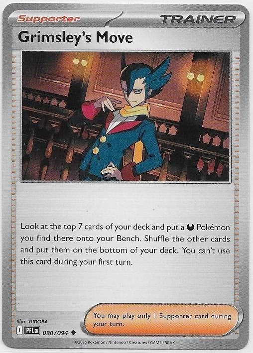 Phantasmal Flames,  Grimsley's Move [uncommon] 90/94, Verzenden, Nieuw, Losse kaart