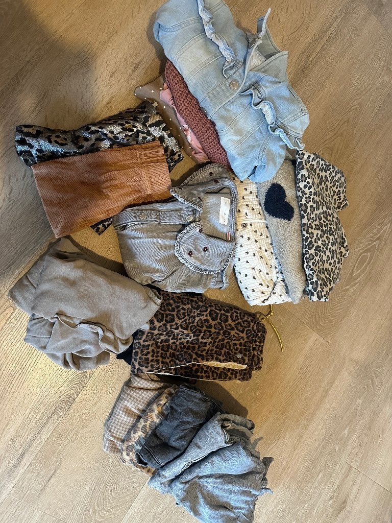 Kledingpakket meisje najaar/winter, Ophalen of Verzenden, Zo goed als nieuw, Maat 104