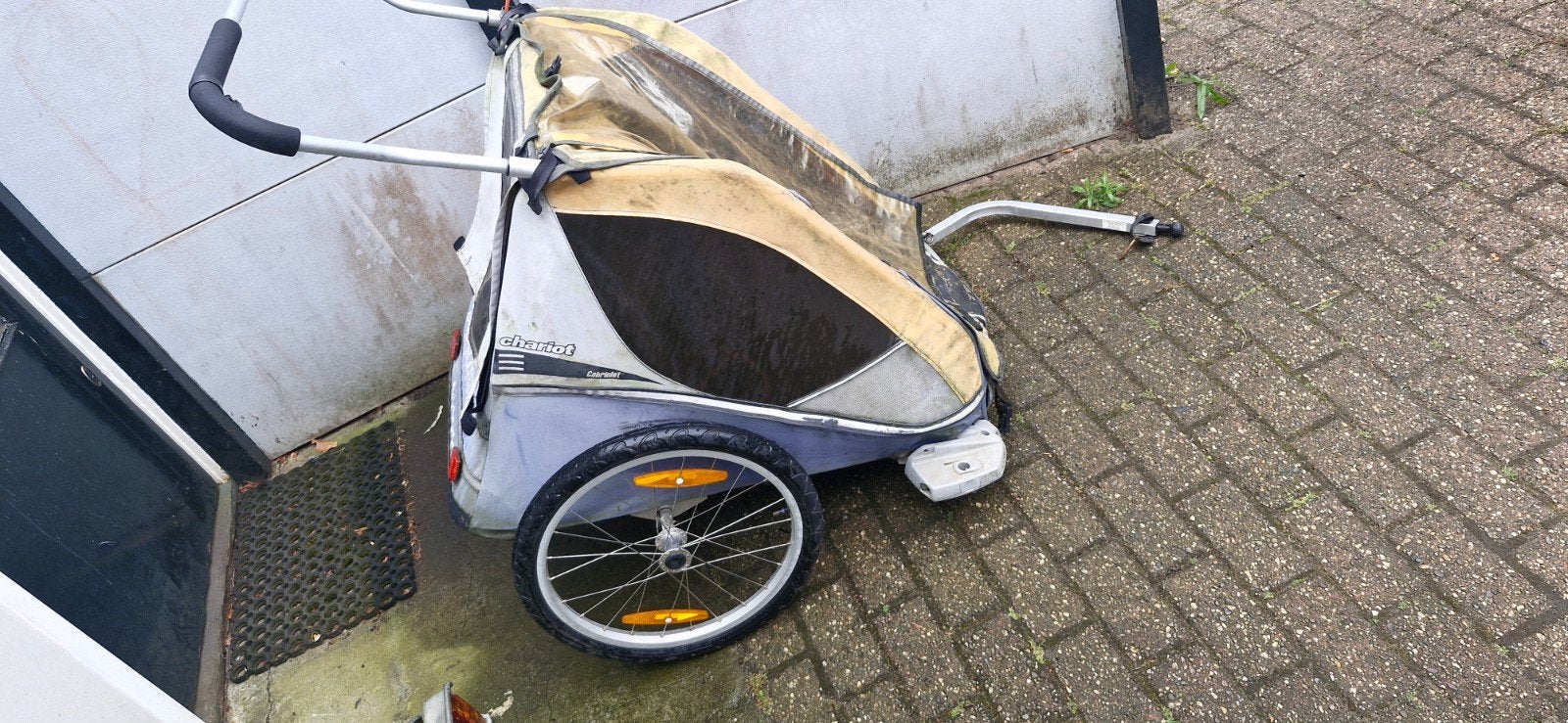 fiets kar, Ophalen, Gebruikt, Opvouwbaar, Chariot