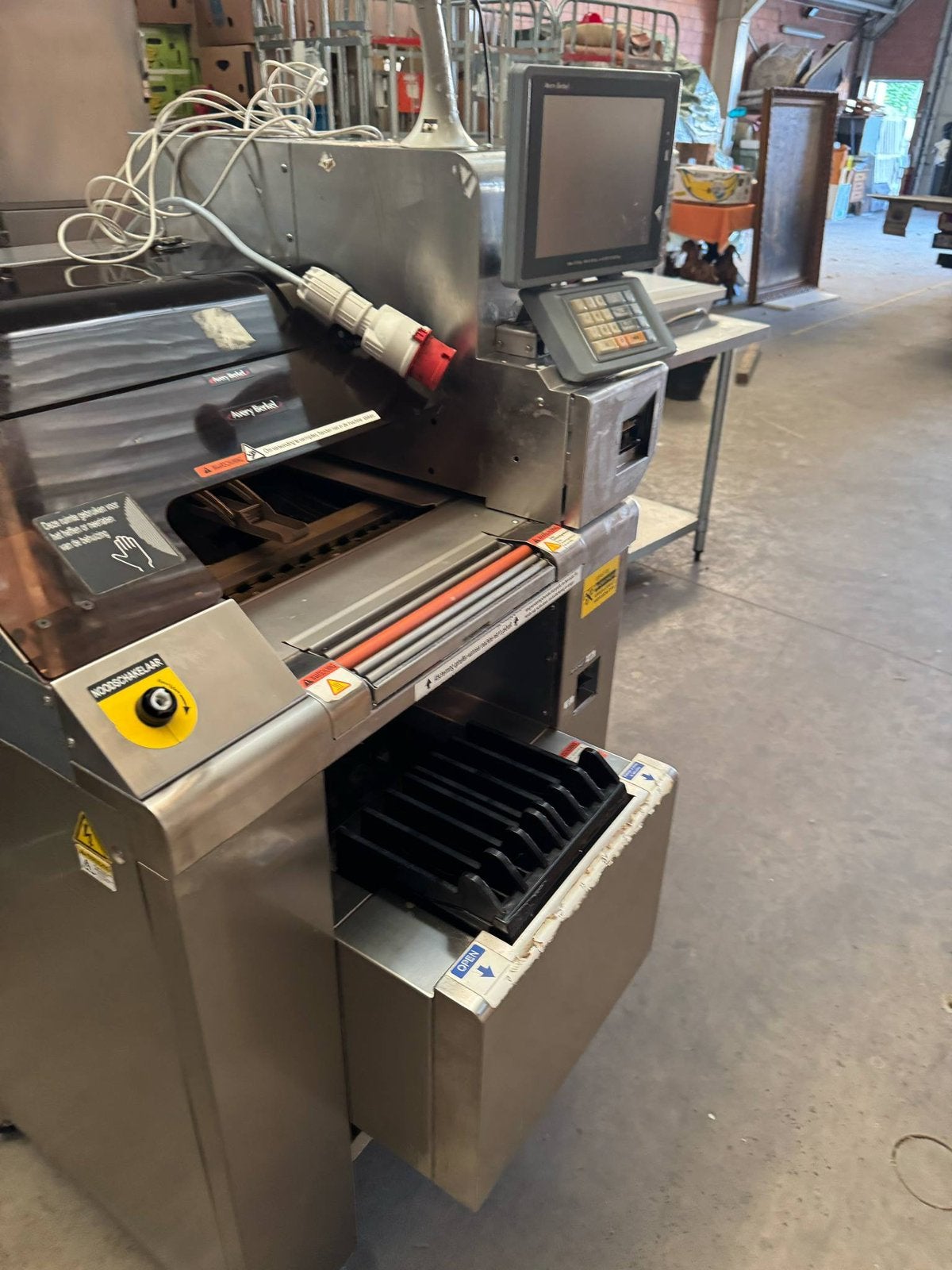 Avery Berkel WS25 – Industriële Weeg- en Etiketteermachine, Ophalen of Verzenden, Overige typen