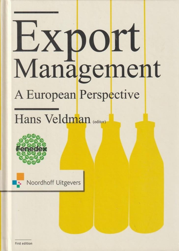 Export management; European Perspective; H. Veldman, Verzenden, Zo goed als nieuw, Management