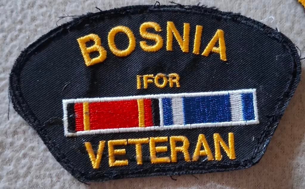 Vintage Ifor Bosnië-veteraan patch, Verzamelen, Militaria | Algemeen, Ophalen of Verzenden, Overige soorten, Overige gebieden