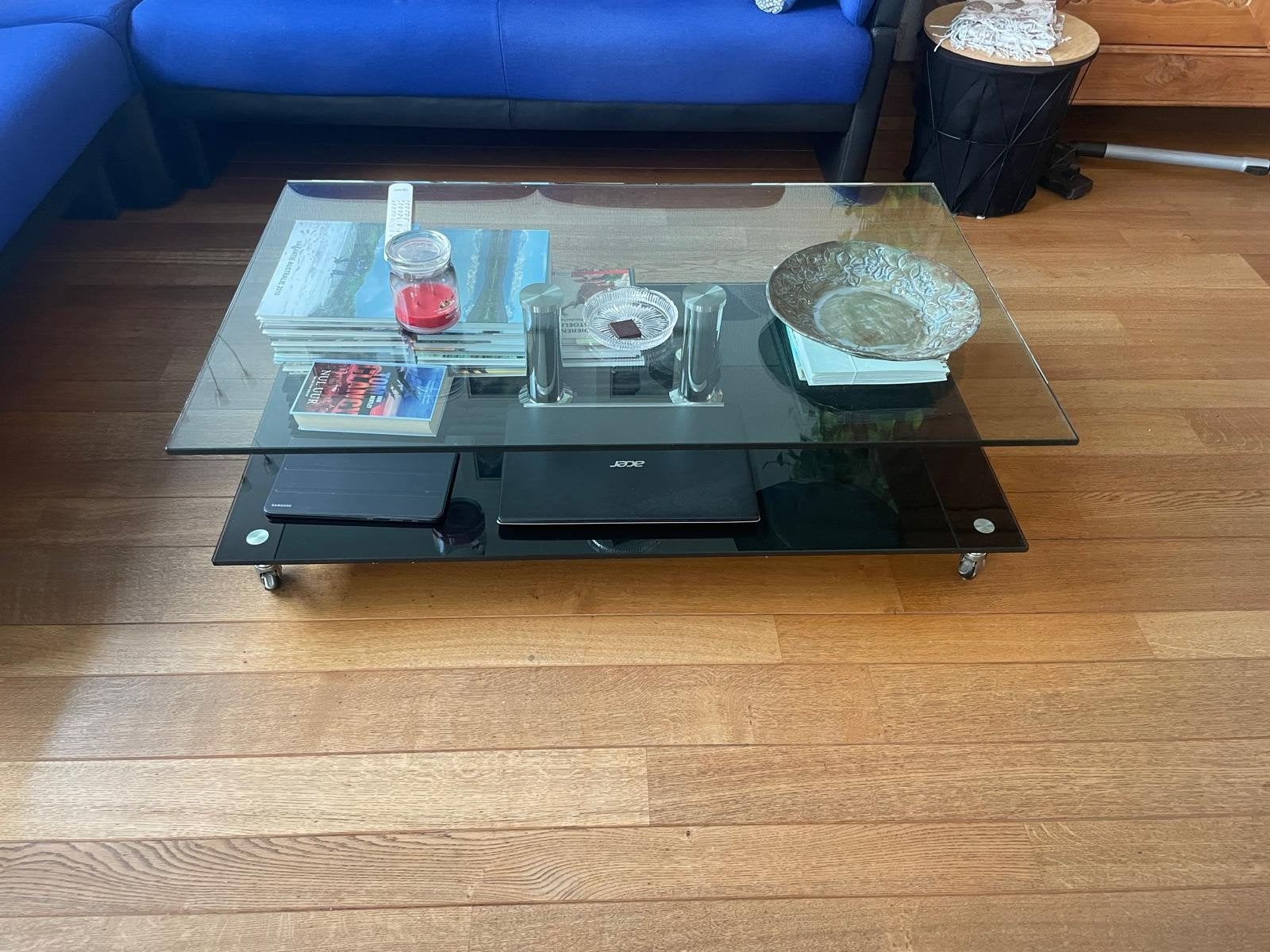 Salontafel, Huis en Inrichting, Ophalen, Gebruikt, 100 tot 150 cm, 50 tot 100 cm
