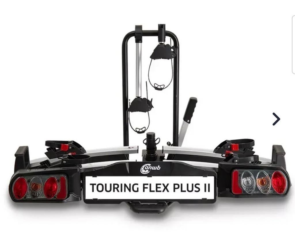 ANWB TOURING FLEX PLUS 2 fietsendrager voor 2 e-bikes, Ophalen, Zo goed als nieuw, 2 fietsen, Trekhaakdrager