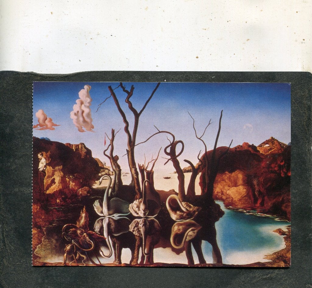 Ansicht Salvador Dali - Swans reflecting elephants, Verzenden, 1980 tot heden, Ongelopen