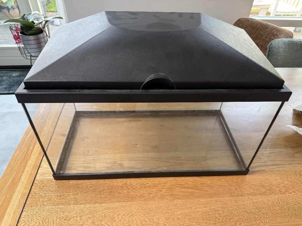 Aquarium met toebehoren, beginnersset, Gebruikt, Overige merken, Leeg aquarium, Ophalen