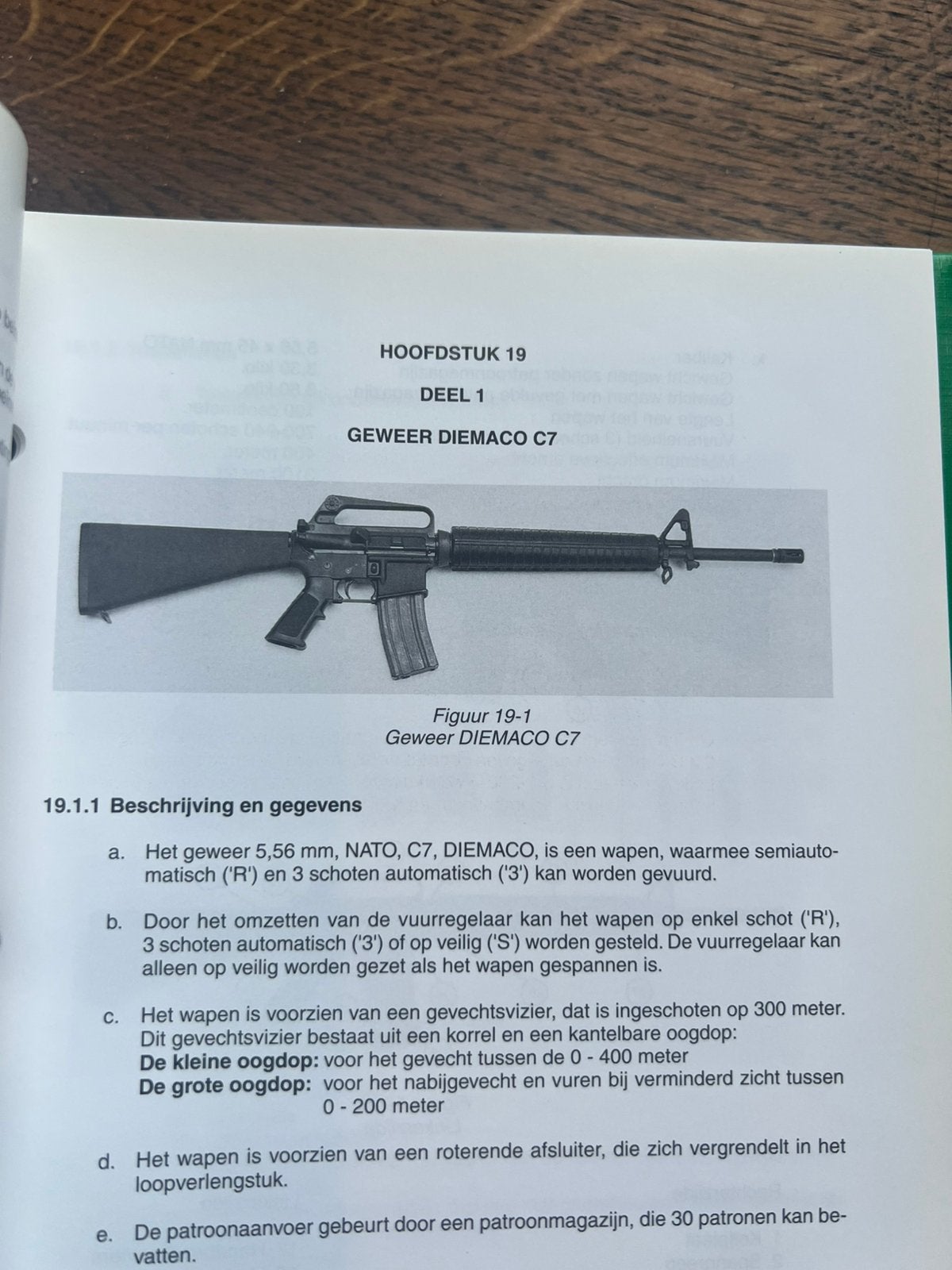 KL Defensie voorschrift FN minimi Glock 17 Diemaco wapen etc, Verzenden, Nederland, Boek of Tijdschrift, Landmacht