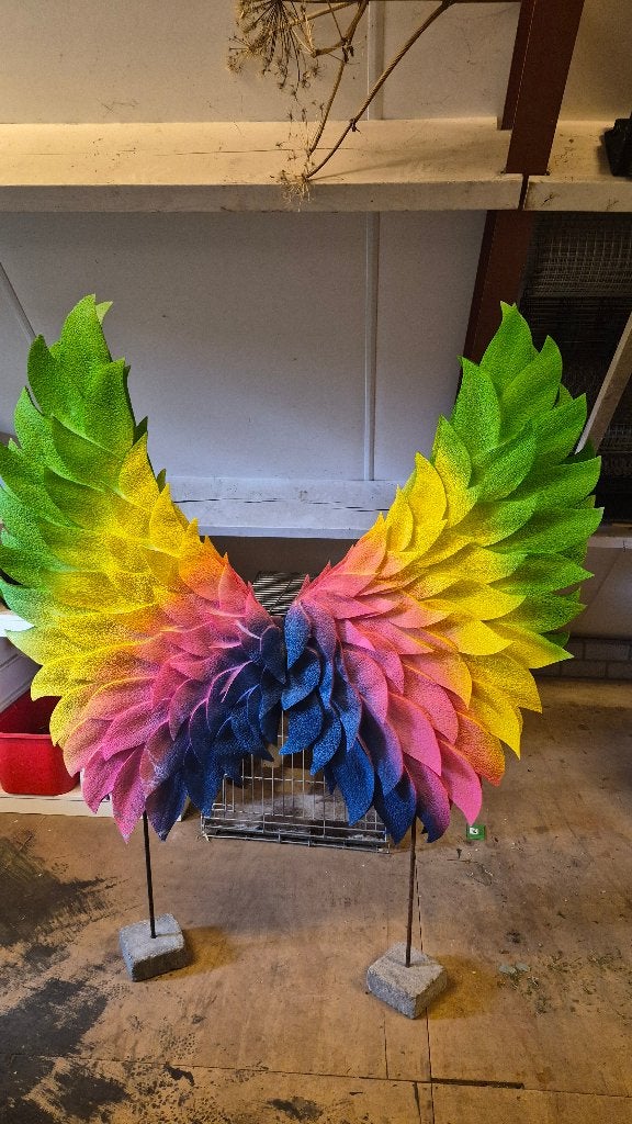 Decoratie vleugels, Ophalen, Gebruikt