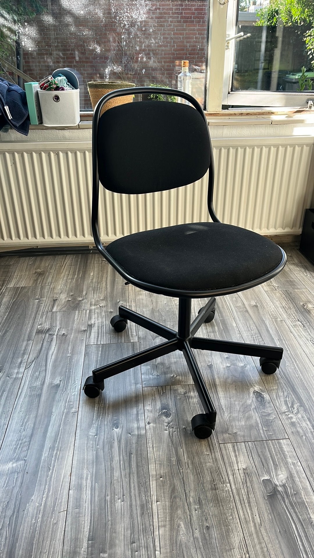 Ikea orfjall bureaustoel, Ophalen, Zo goed als nieuw, Zwart, Bureaustoel