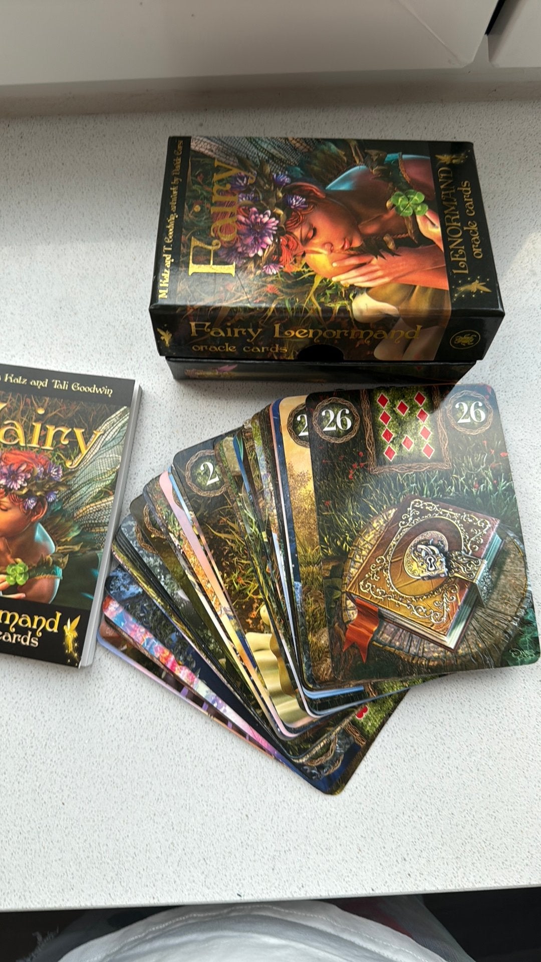 Fairy Lenormand Oracle Cards – Compleet, Ophalen of Verzenden, Zo goed als nieuw, Tarot of Kaarten leggen, Overige typen