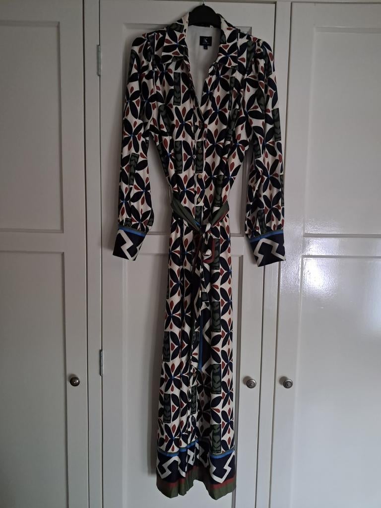 K Design jurk NIEUW!, Kleding | Dames, Jurken, K-design, Blauw, Maat 42/44 (L), Nieuw