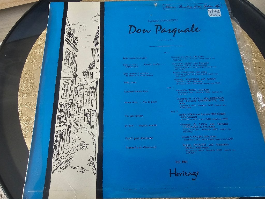 Donizetti – Don Pasquale (Excerpts), Ophalen of Verzenden, Romantiek, Gebruikt, Overige formaten