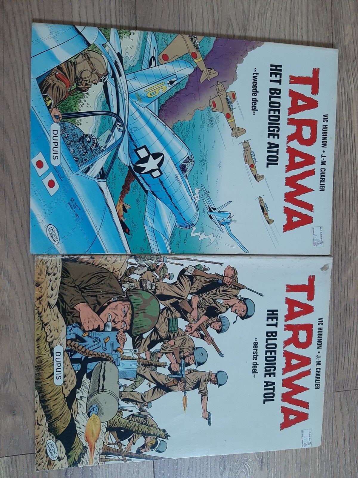 Tarawa: Het Bloedige Atol - Deel 1 & 2 (Dupuis), Boeken, Stripboeken, Ophalen of Verzenden
