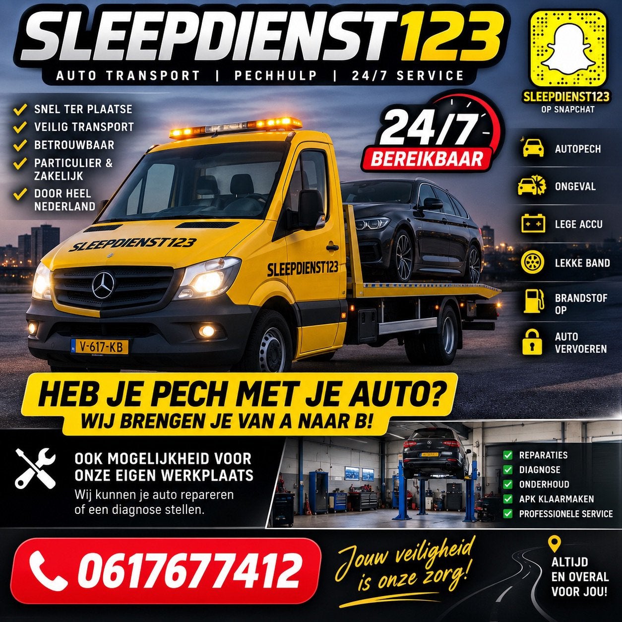 Pech of transport 24/7, Vacatures, Overige uren, Overige niveaus, Vanaf 10 jaar, Overige vormen