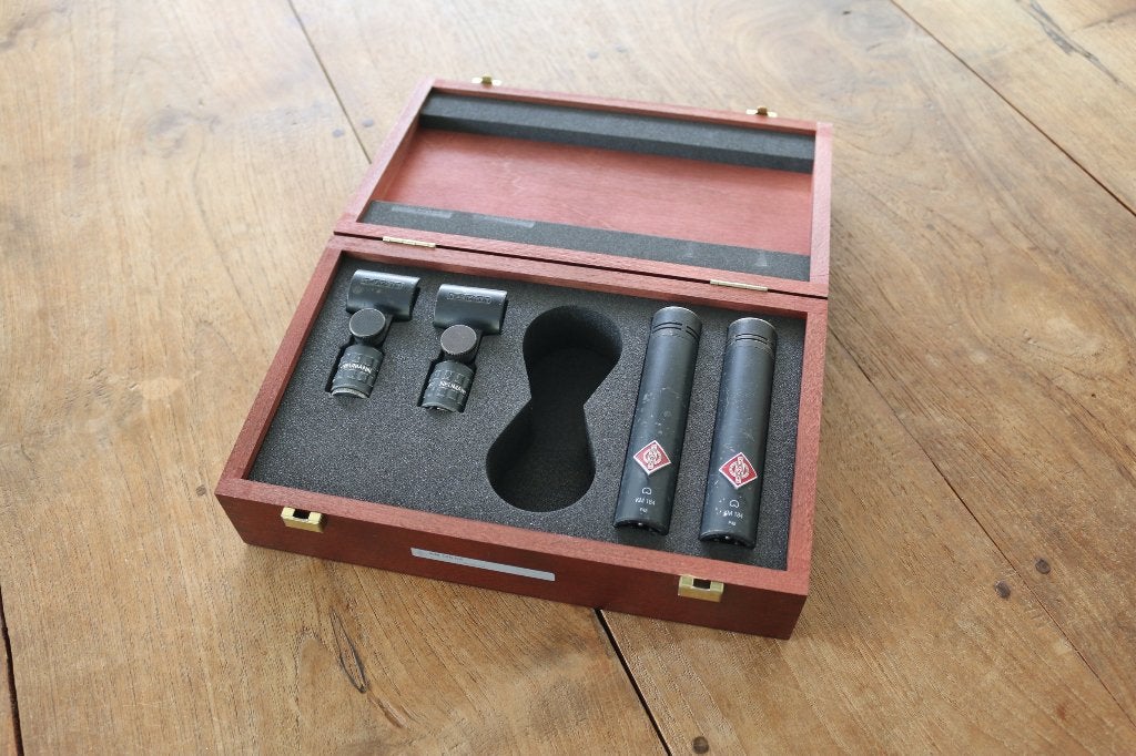 Neumann KM184 matched pair, Ophalen of Verzenden, Gebruikt, Studiomicrofoon