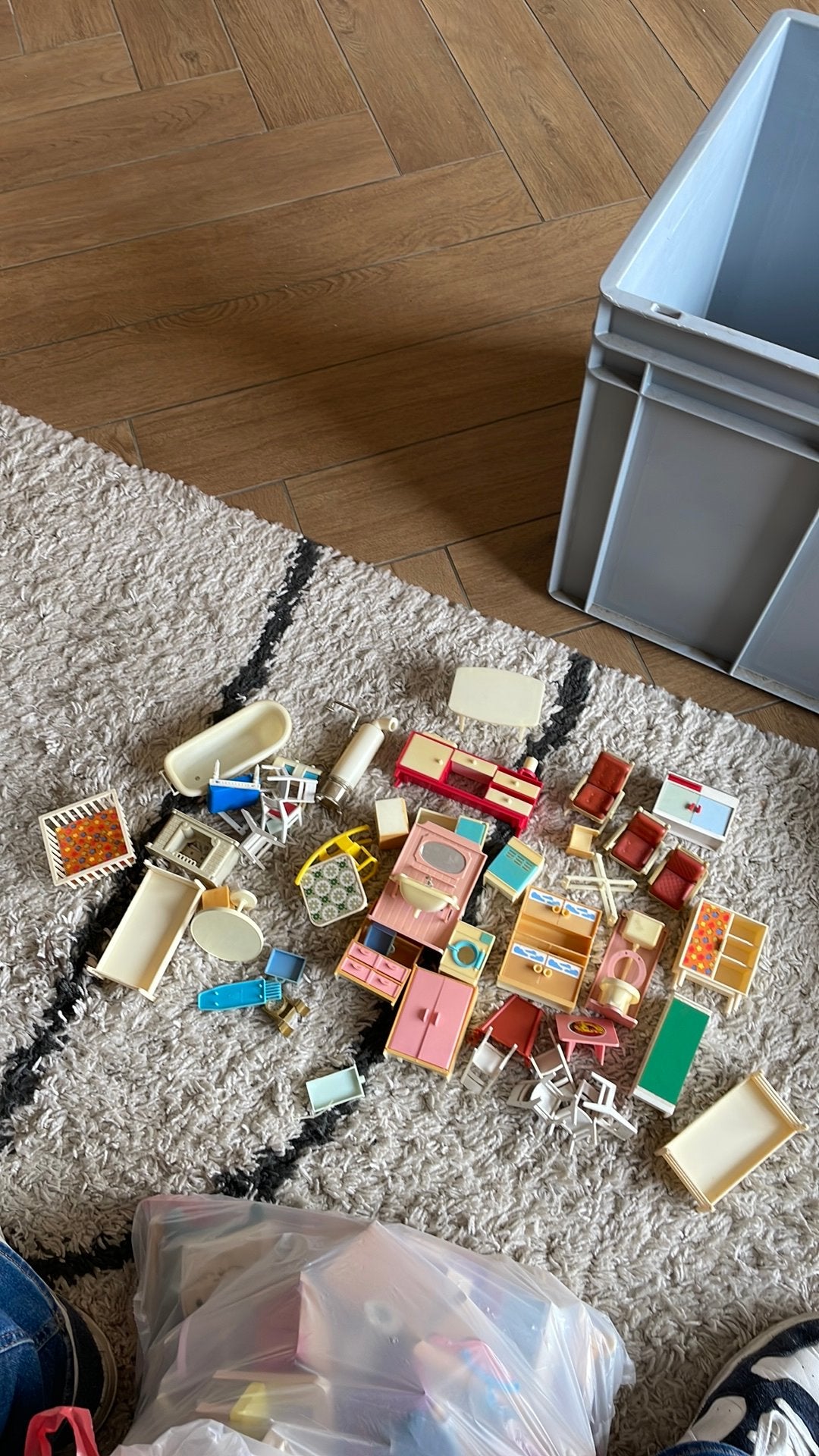 Vintage poppenhuis meubels Jean - W. Germany, Ophalen of Verzenden, Gebruikt, Jongen of Meisje