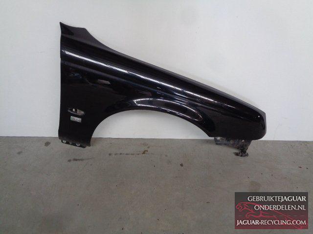 Spatbord / scherm rechts  Jaguar S-Type zwart, Gebruikt, -, Rechts, Ophalen of Verzenden