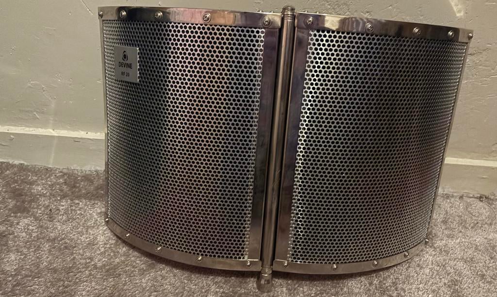 Devine RF20 Microfoon Isolatiescherm - Zo goed als nieuw, Ophalen, Zo goed als nieuw, Studiomicrofoon