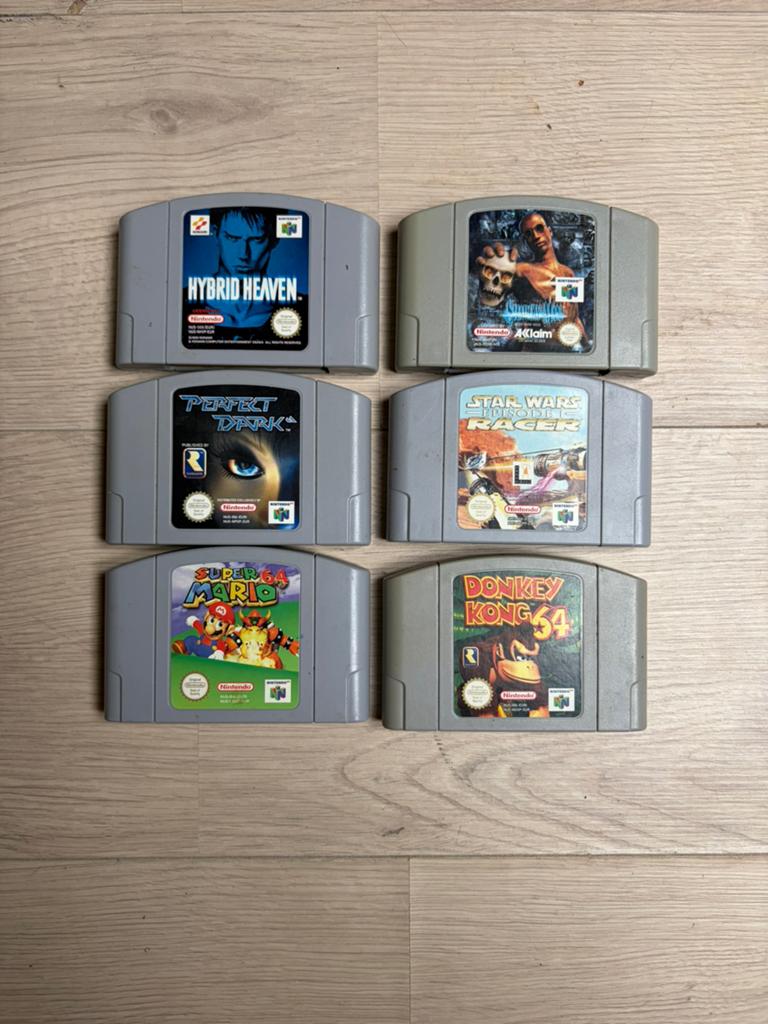 N64 Spellen Bundel: Super Mario, Donkey Kong, Perfect Dark, Avontuur en Actie, Gebruikt, 1 speler, Ophalen of Verzenden
