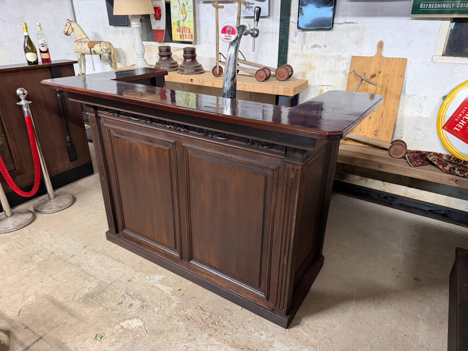 Bar bruincafe mancave huisbar, Ophalen, M, Zo goed als nieuw, M