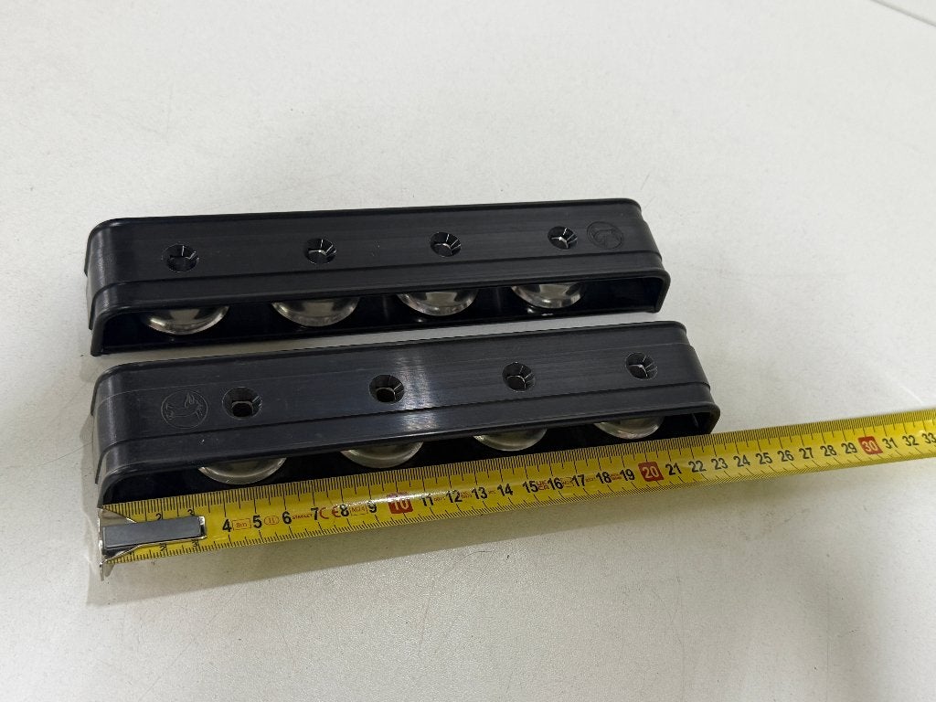 2 x Nieuwe Valgeleider 4 schijfs 37 mm, Verzenden, Nieuw, Lijn of Blok