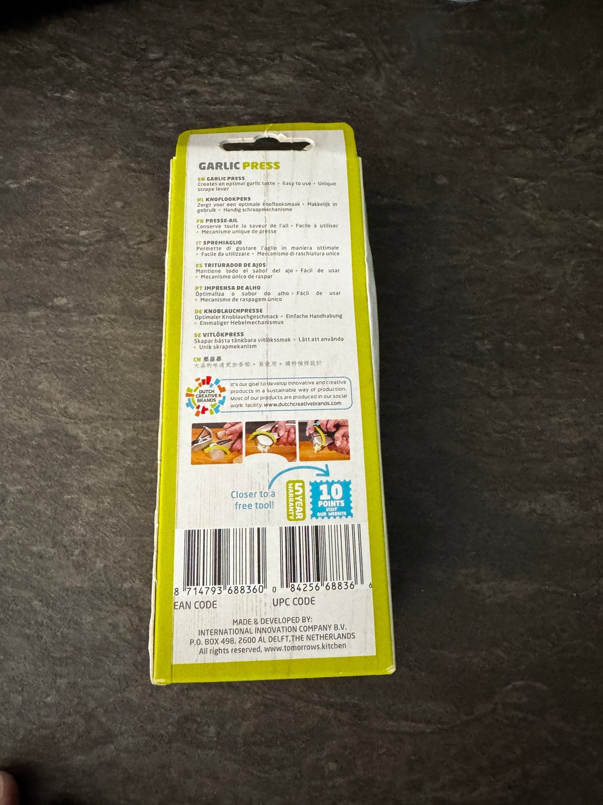 Knoflookpers - Tomorrow's Kitchen, Overige typen, Nieuw, Ophalen of Verzenden, Metaal