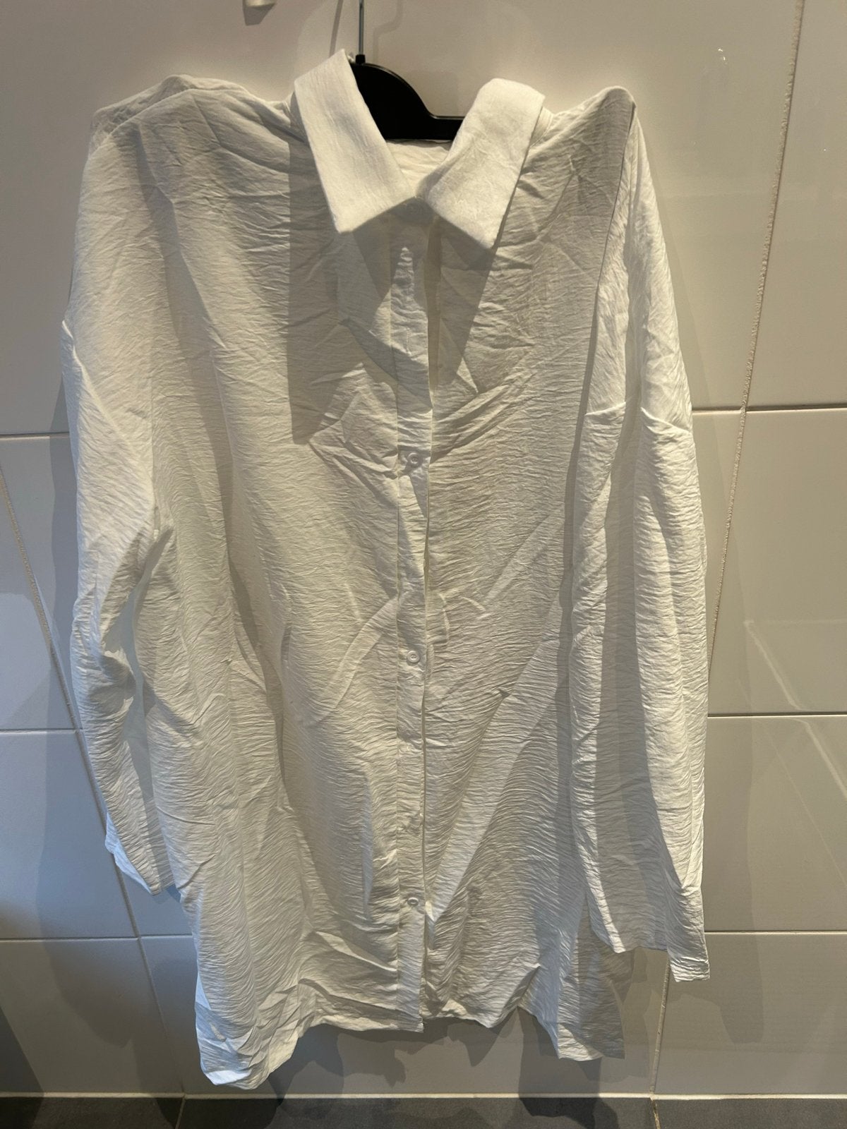 Witte kimono met 'Sweet Lemon' print - Maat M, Ophalen of Verzenden, Nieuw, Wit, Overige typen