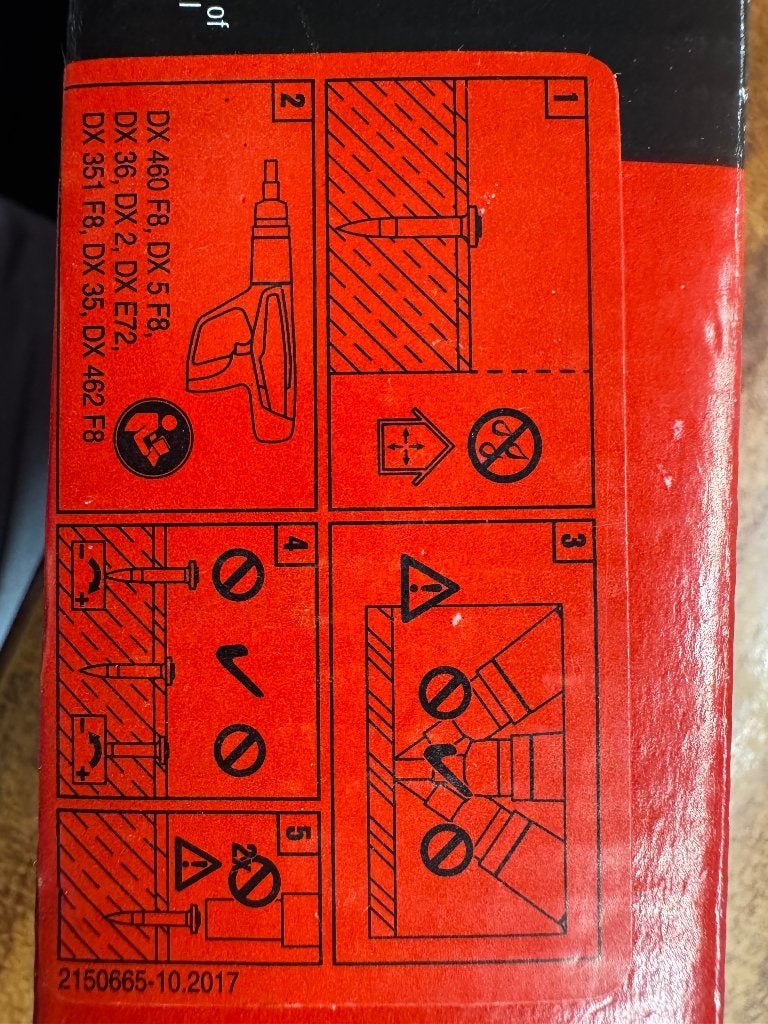 Hilti X-P 34 P8 (1 1/4") Bevestigingsnagels (100 stuks), Ophalen of Verzenden, Nieuw, Overige typen, Hilti