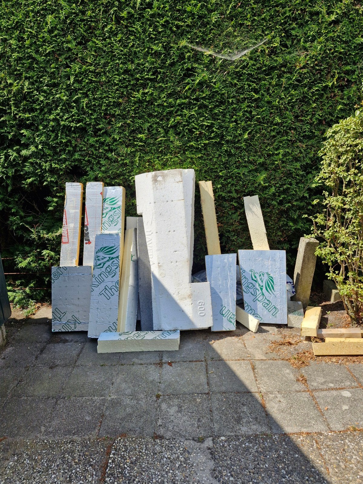 Diverse stukken isolatie platen, Ophalen, Gebruikt, Hardschuim (Pir), 15 m² of meer