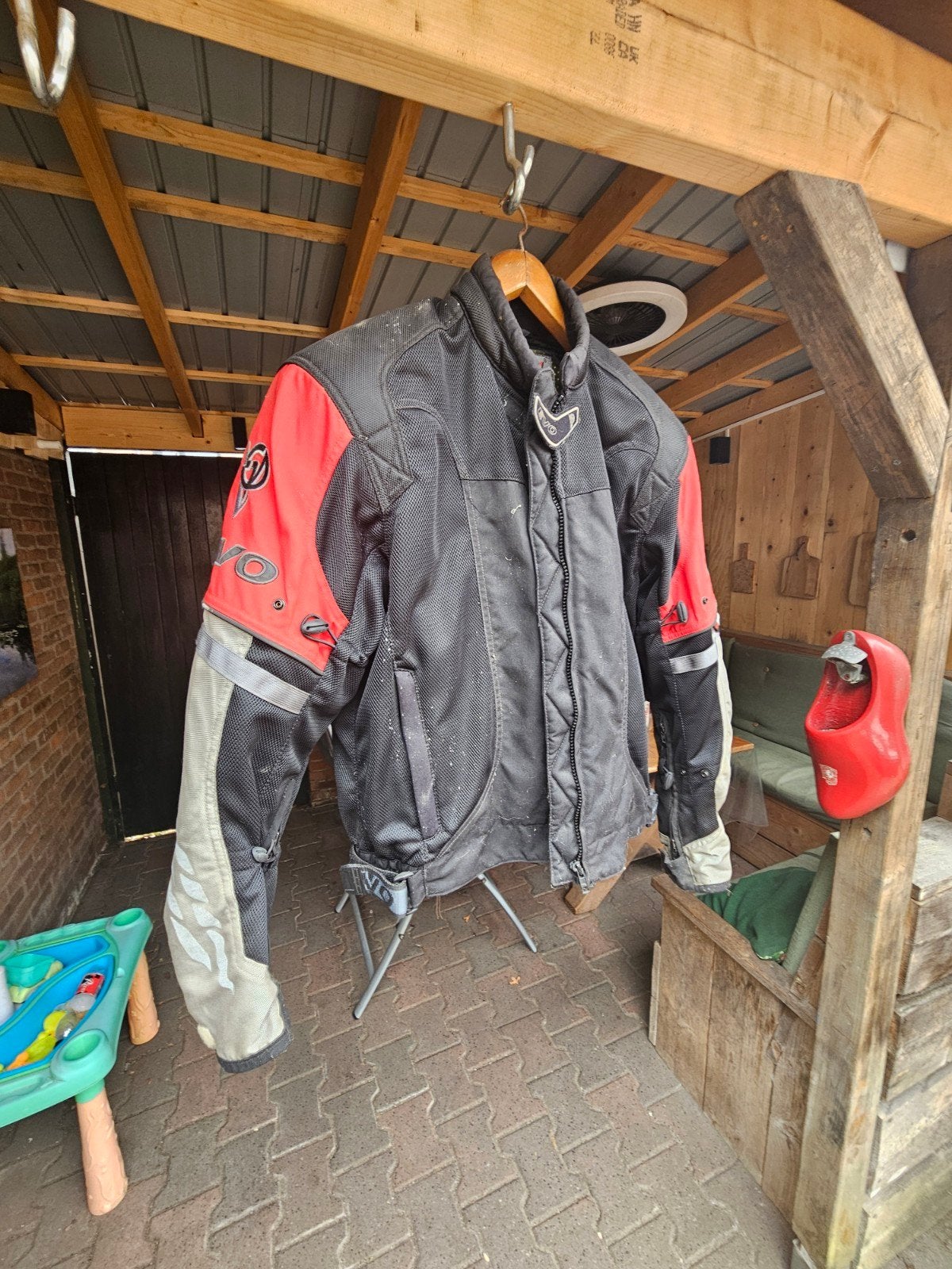 te koop motorpak xs merk evo, Motoren, Ophalen, Tweedehands, Combipak, EVO
