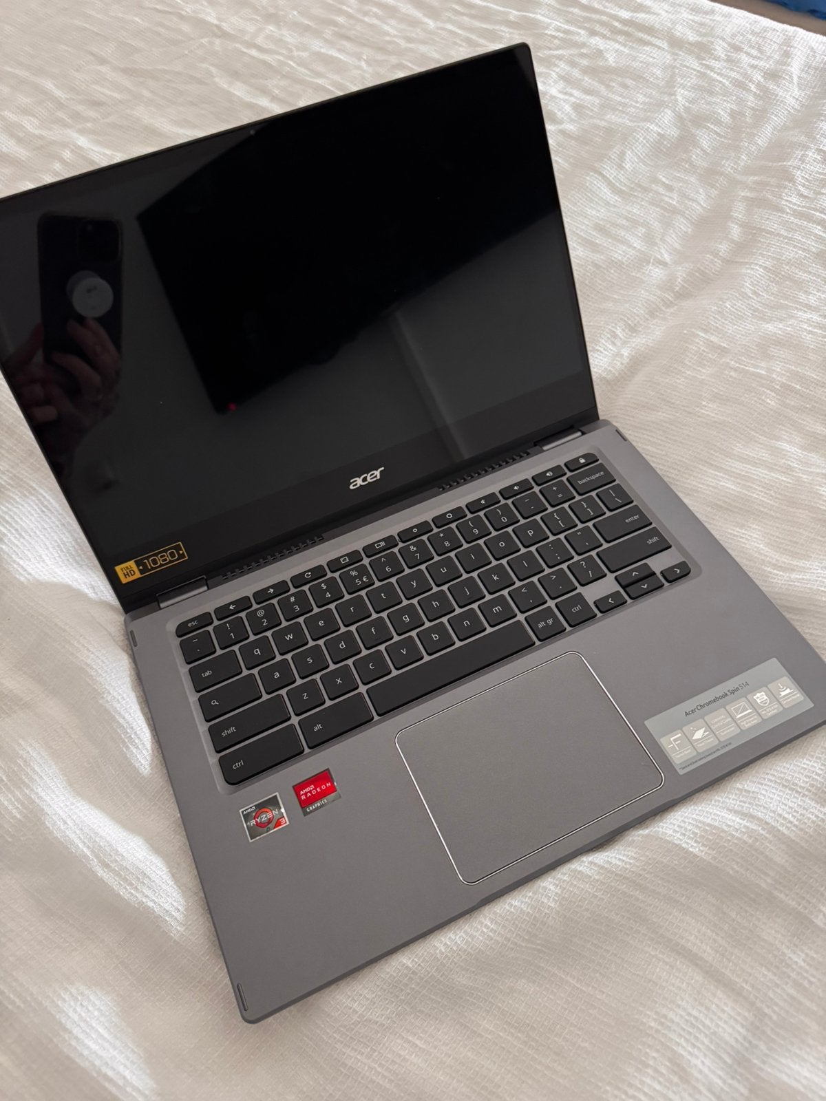 Acer Chromebook Spin 514 nieuw!, 14 inch, 64 GB, 8 GB, Touchscreen