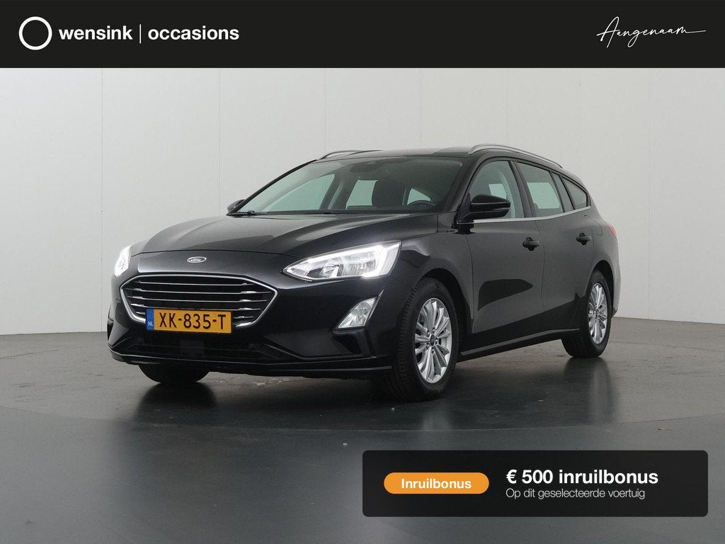 Ford Focus Wagon 1.0 EcoBoost Titanium Business | Navigatie, Auto's, Ford, Bedrijf, Te koop, Focus, ABS, Airbags, Airconditioning