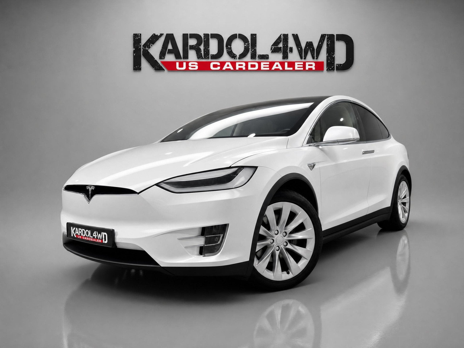 Tesla Model X 75D Base 7p. (bj 2018, automaat), Automaat, Model X, Gebruikt, Beige