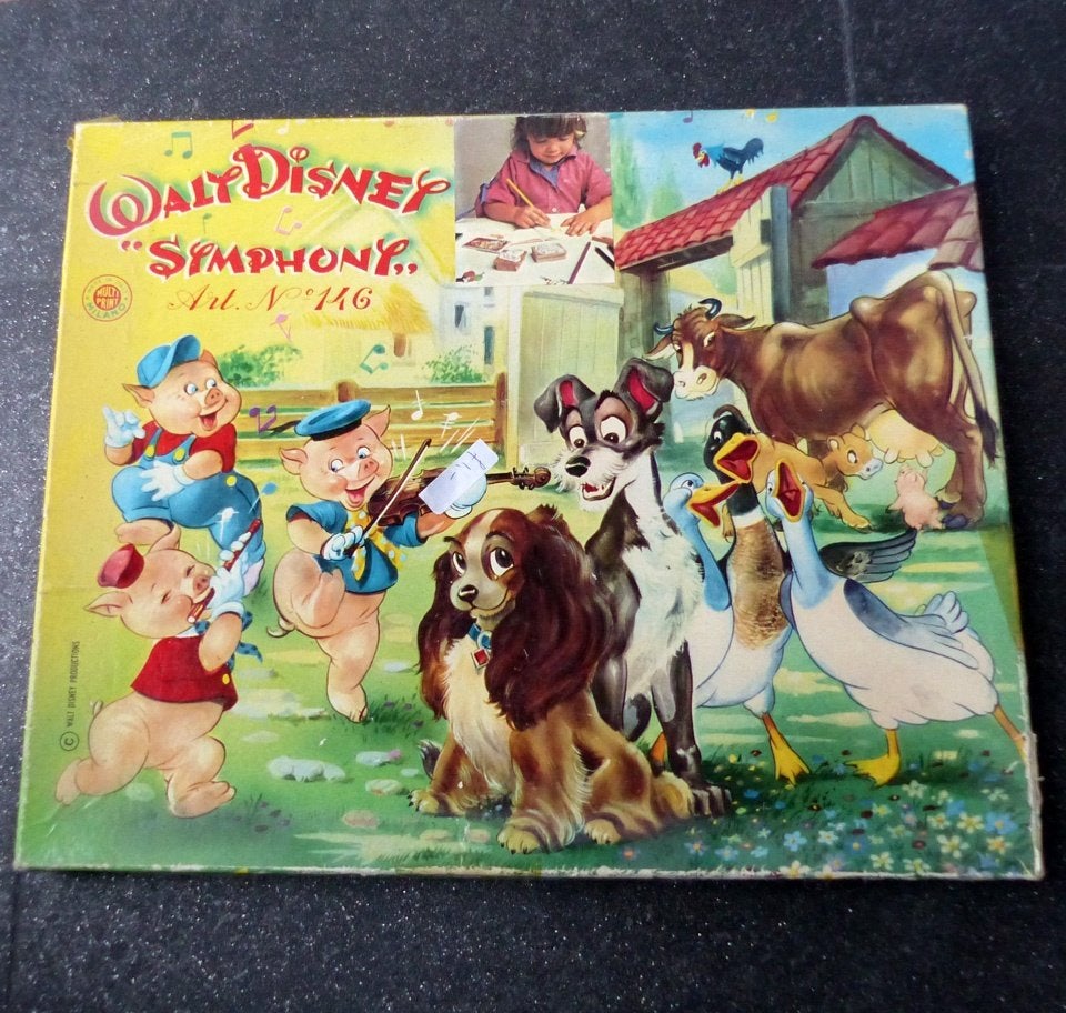 Walt Disney "Symphony" stempelset stempels, Verzamelen, Disney, Ophalen of Verzenden, Overige figuren, Gebruikt, Overige typen