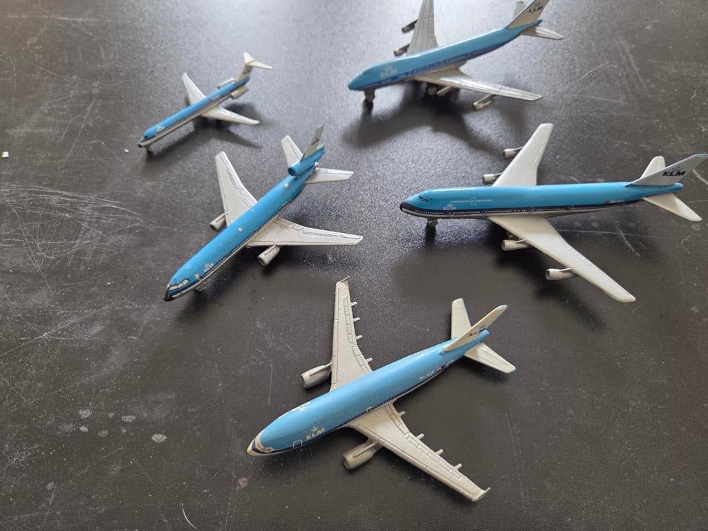 Schabak set KLM 1:500, Ophalen of Verzenden, 1:200 of kleiner, Overige merken