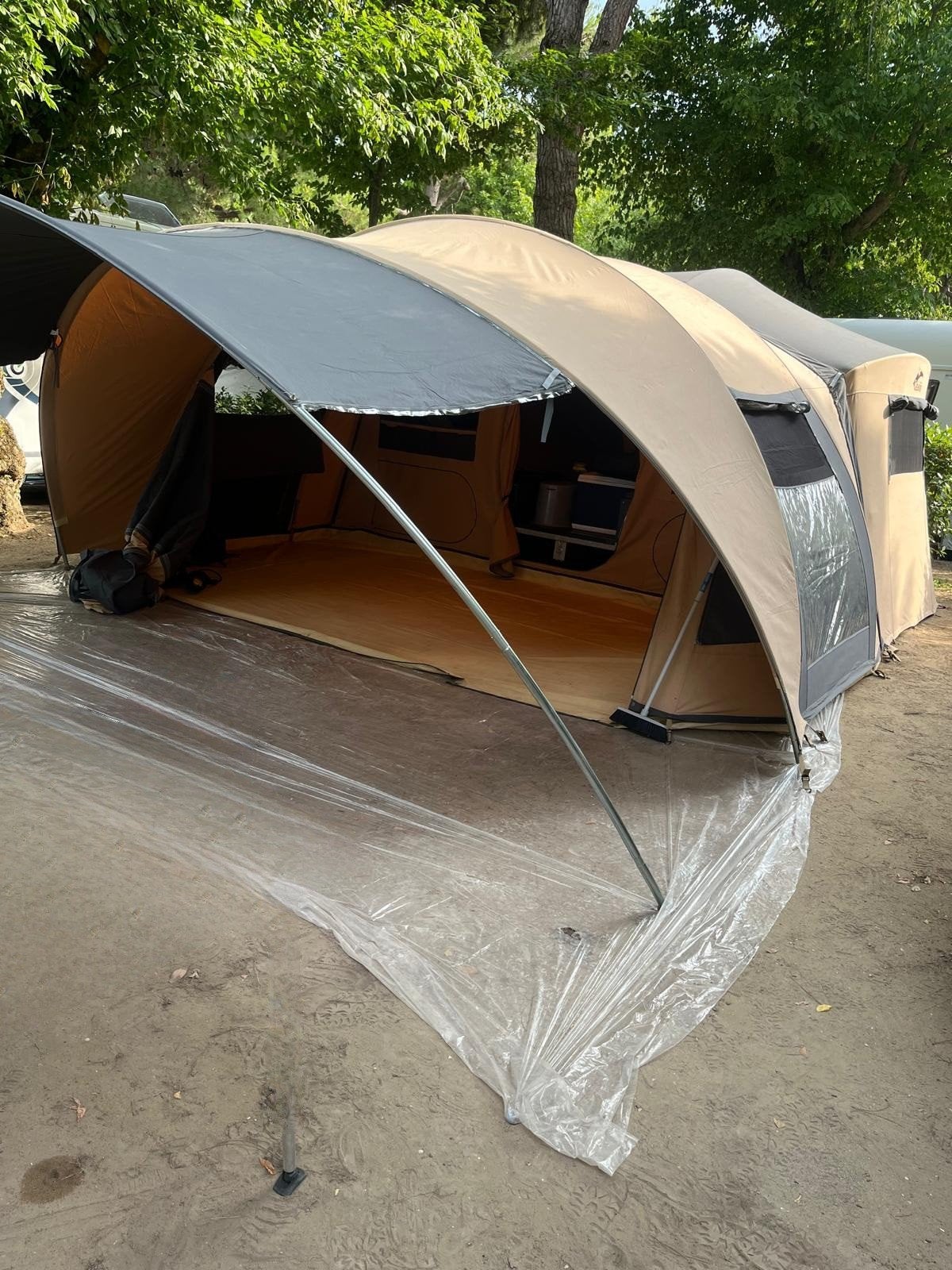 Cabanon Monaco EPS Deluxe vouwwagen, Ophalen, Beige, Aanwezig, Cabanon