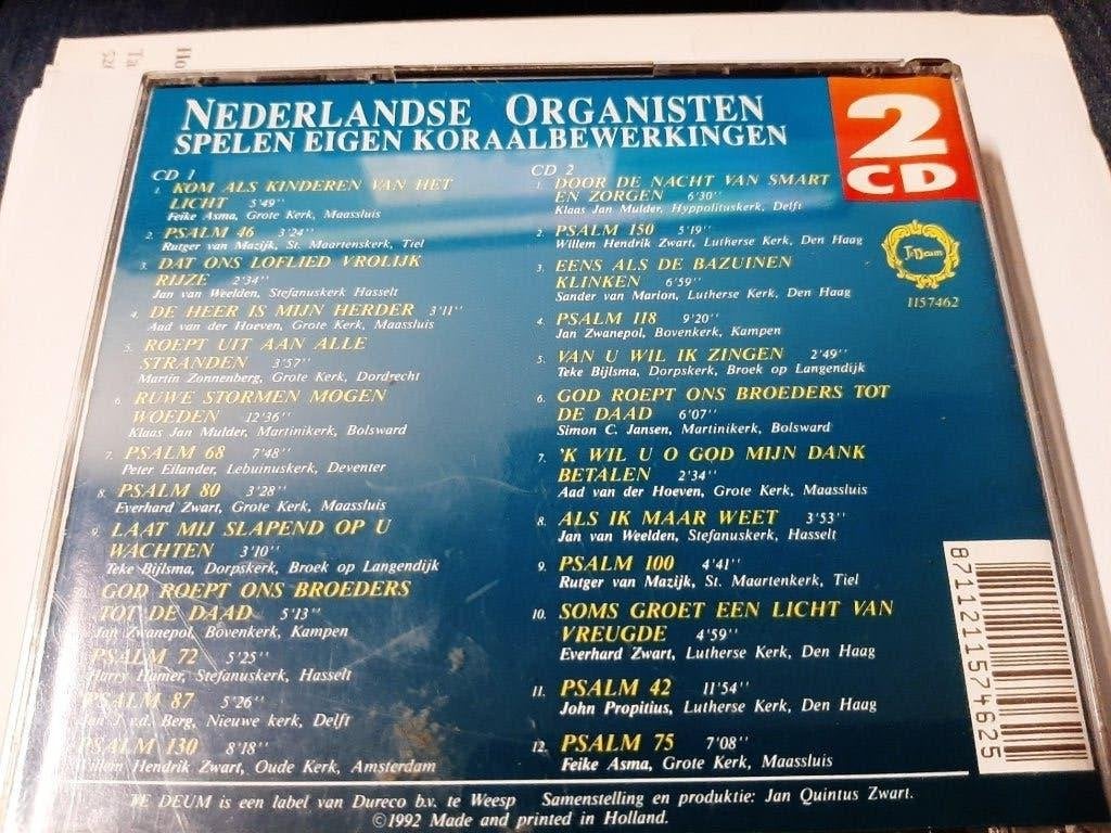 Nederlandse Organisten Spelen Eigen Koraalbewerkingen 2 CDs, Ophalen, Gelezen, Christendom | Protestants