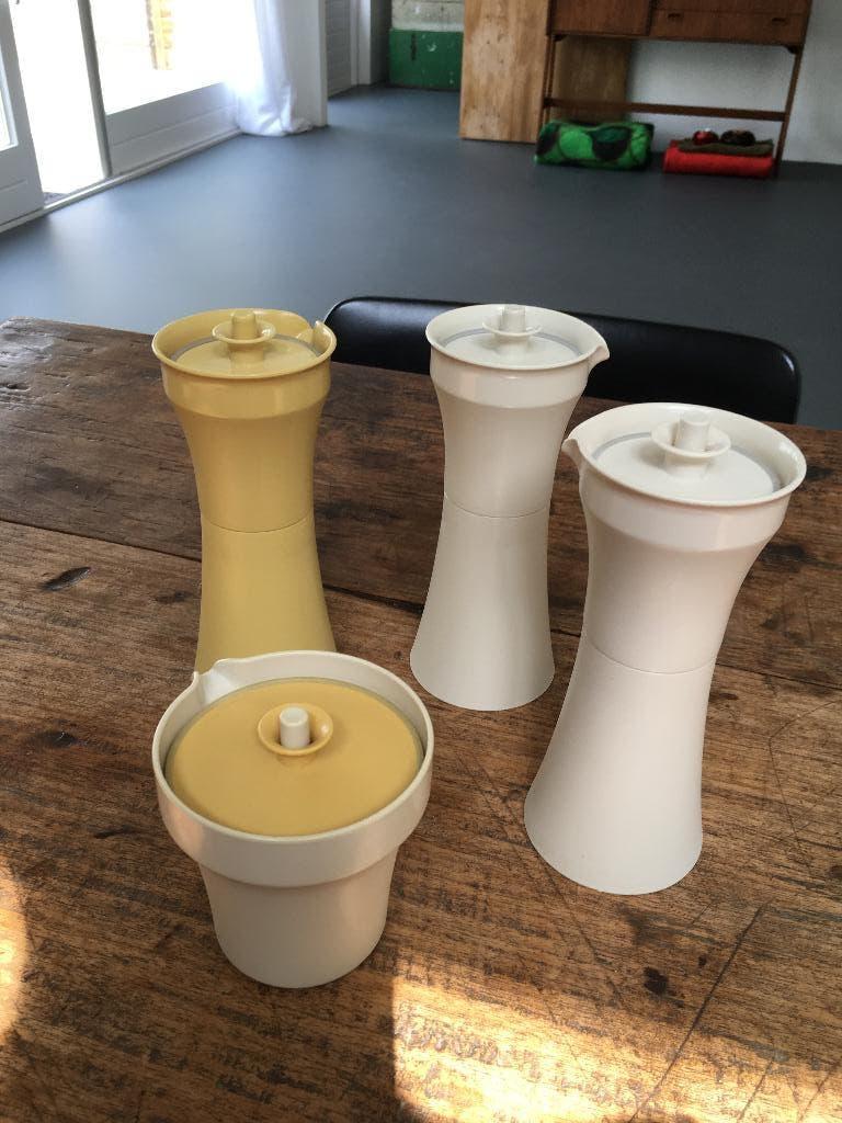 Vintage Tupperware olie, azijn, melkkannetje, Ophalen of Verzenden, Zo goed als nieuw, Groen, Overige typen
