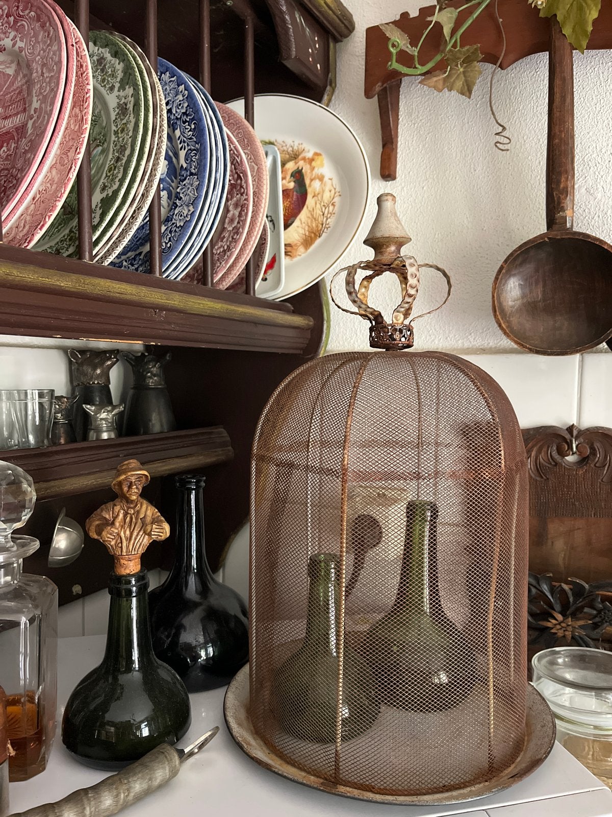 Antieke Stolp hor voor fruit / voedsel, Ophalen of Verzenden