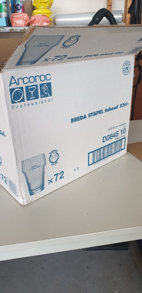 Bierglazen stapel 22cc, Ophalen, Nieuw, Bierglas
