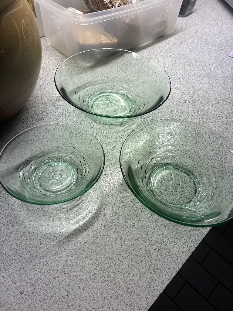 Te koop 3 schaaltjes van Copier, Antiek en Kunst, Ophalen